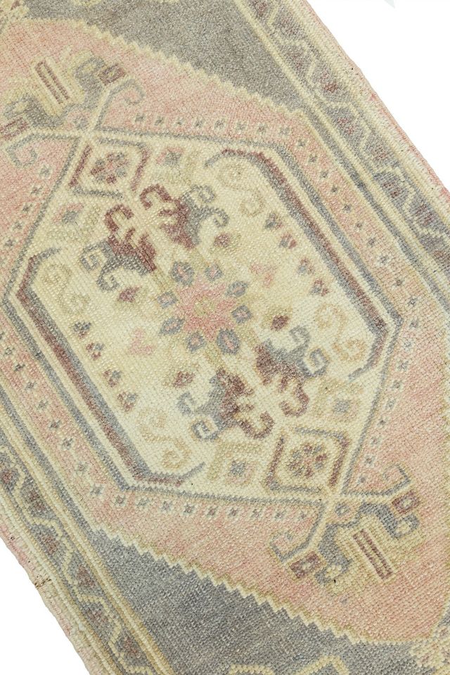 Vintage Turkish Mini Rug No. 809 #2