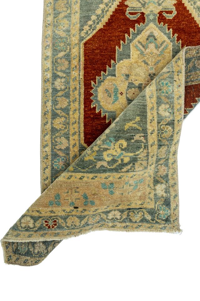 Vintage Turkish Mini Rug No. 821 #3