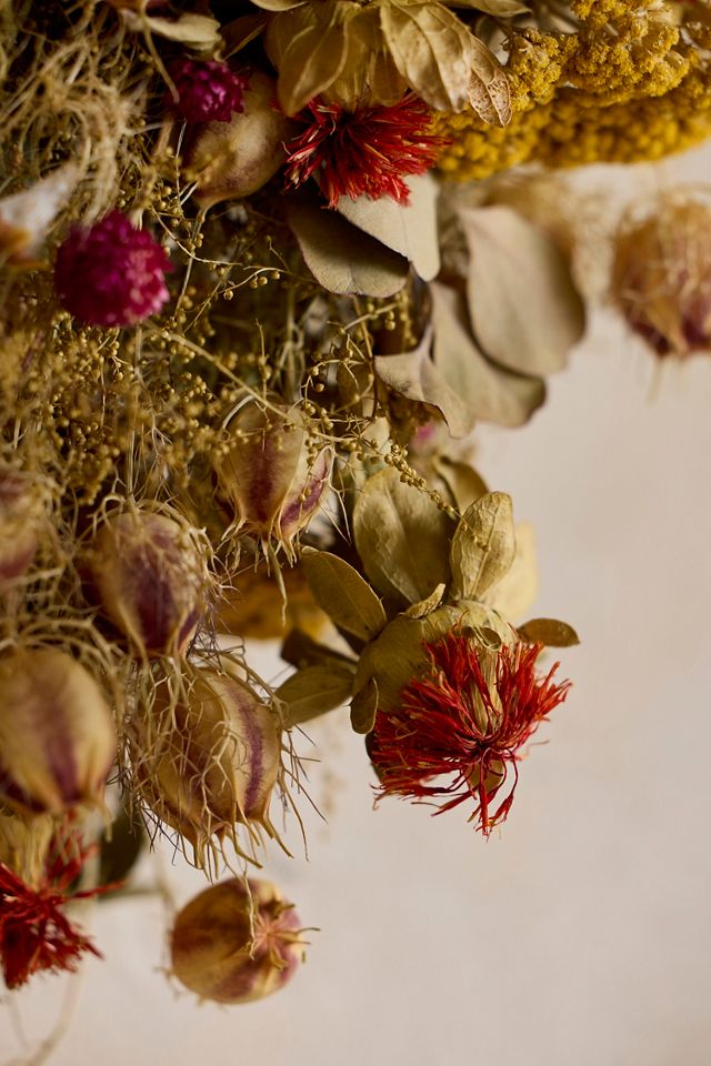 Happy Heart Dried Wreath #1
