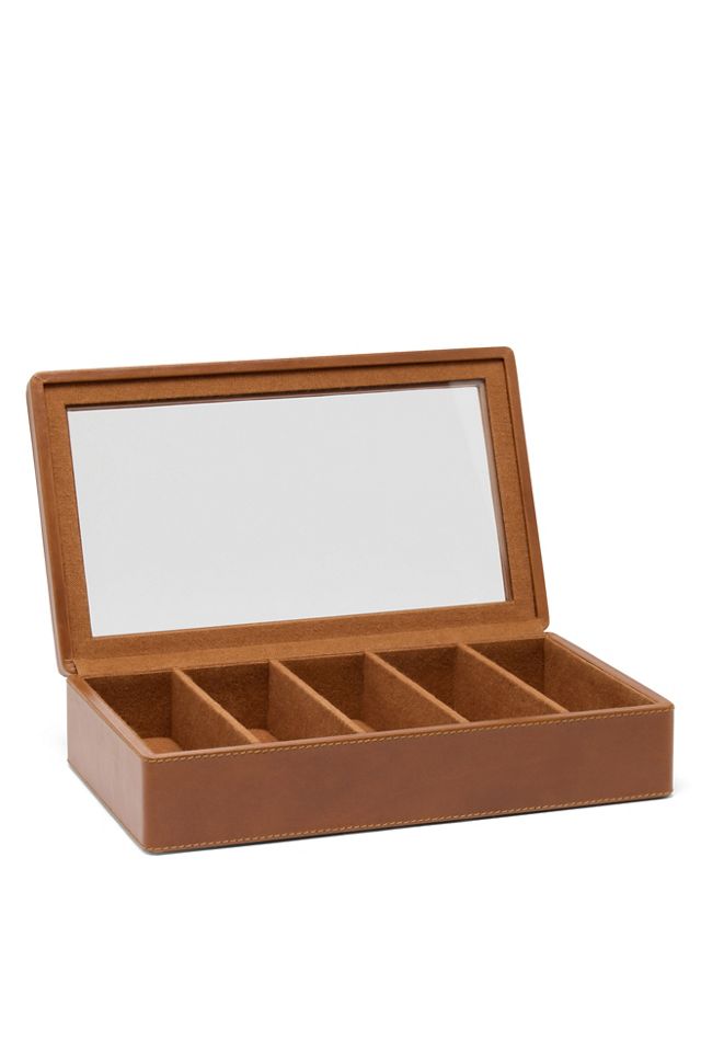 Vercelli Full-Grain Leather Eyewear Organizer Case #1