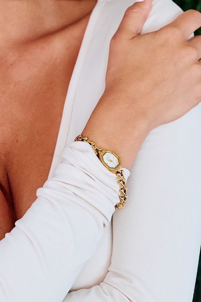 Brook & York Sculpted Chain Watch #2