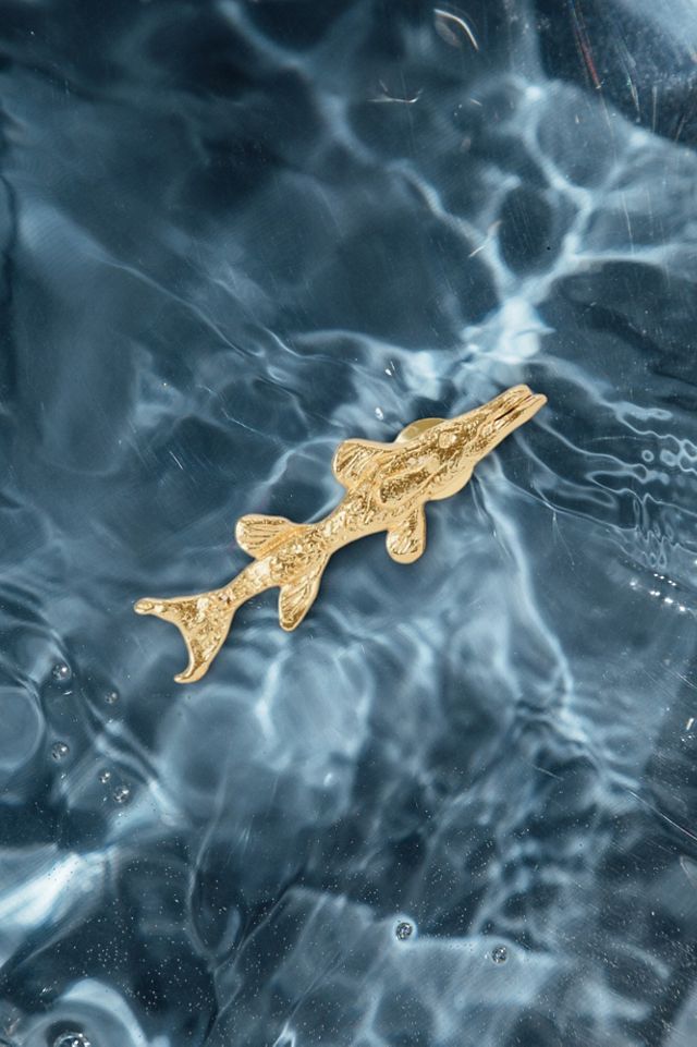 CÂPÂ Jewelry Barracuda Fish Brooch #3