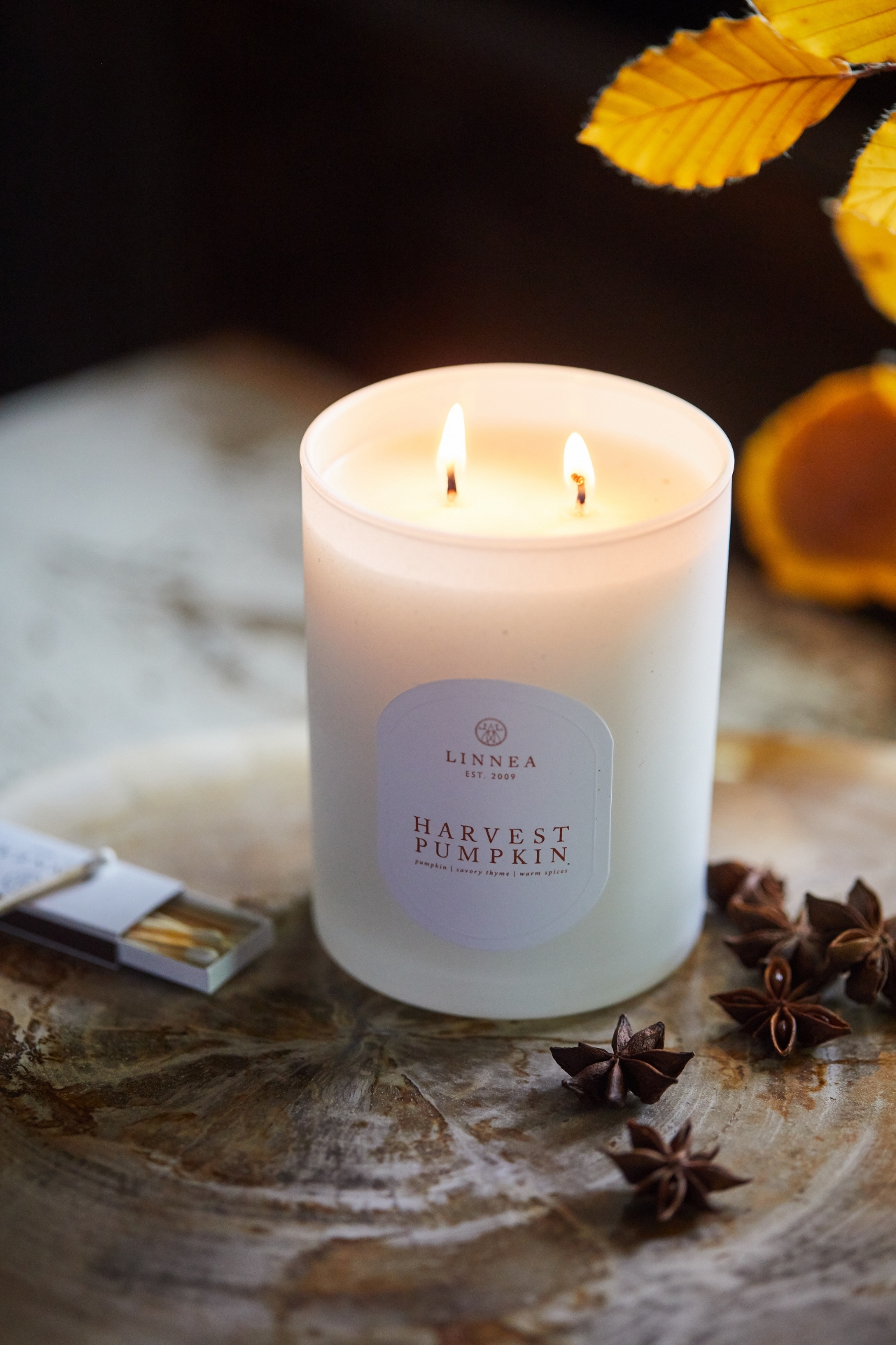 Linnea Candle, Harvest Pumpkin