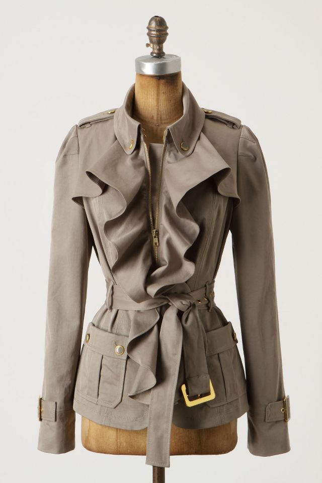 Anthropologie hotsell trench coat