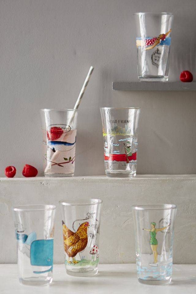 Molly Hatch Menagerie Juice Glass #3