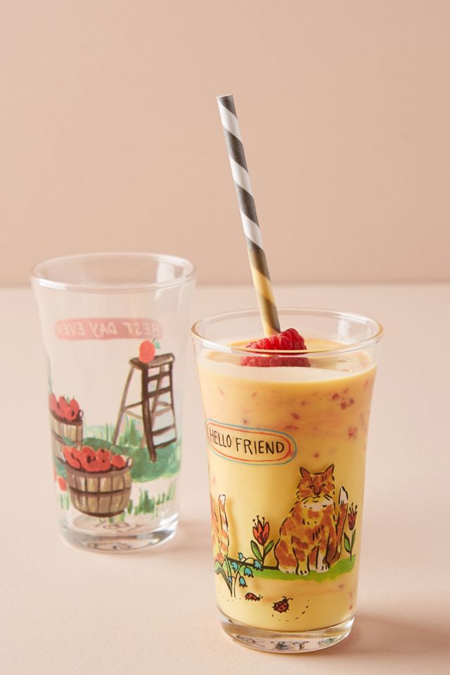 Molly Hatch Menagerie Juice Glass #2