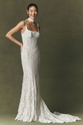 Square Neck Wedding Dresses | Anthropologie