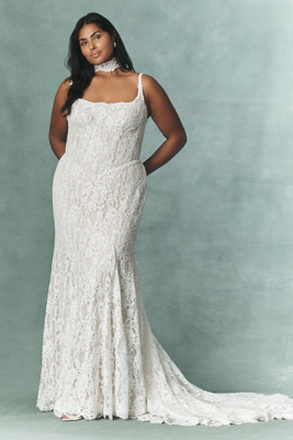 Plus Size Lace Wedding Dresses | Anthropologie