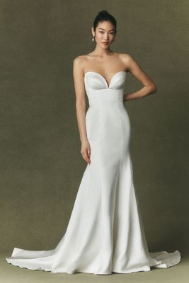 Plunging Neckline Wedding Dresses | BHLDN Weddings | Anthropologie