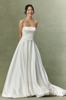 sachin and babi light blue dress Hall Sexy Casual Wedding Dresses Tuxedo Dress Jumpsuits Halter Neck  Sleeveless Floor Length Satin Bridal Gowns With Pleats 2026 main image 0