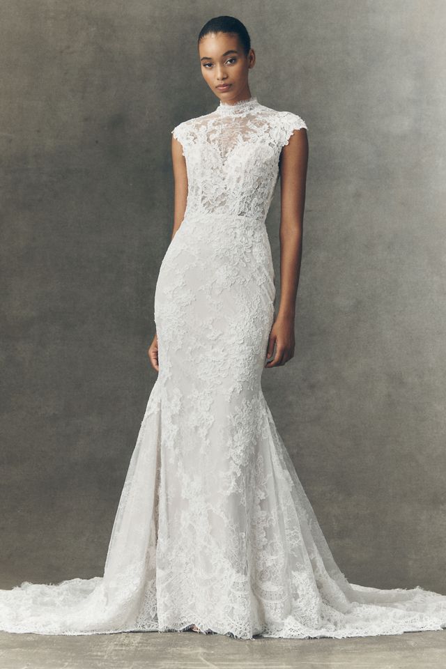 Anthropologie Weddings x Pronovias Eika Lace Wedding Gown #4