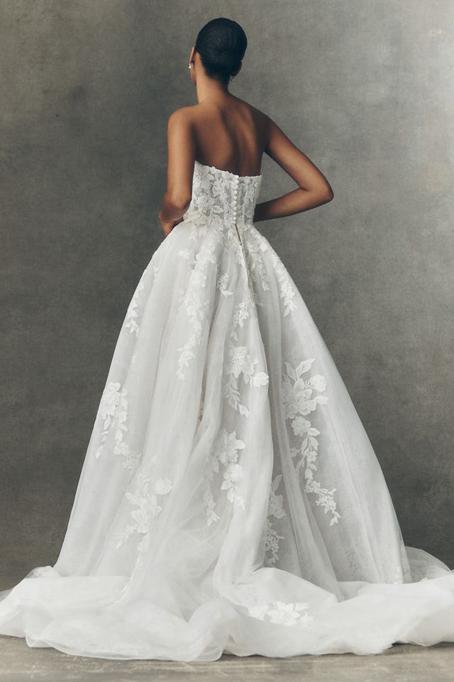 Anthropologie Weddings x Pronovias Tarya Strapless Wedding Gown #1