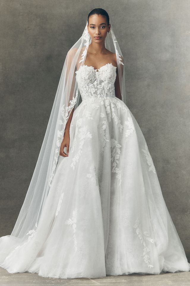 Anthropologie Weddings x Pronovias Tarya Strapless Wedding Gown #3