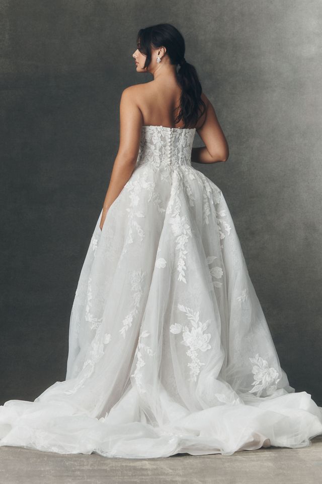 Anthropologie Weddings x Pronovias Tarya Strapless Wedding Gown #6