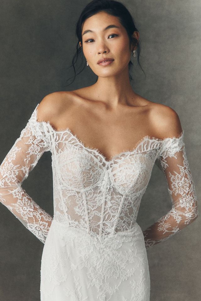 Anthropologie Weddings x Pronovias Eleny Corset Wedding Gown #2