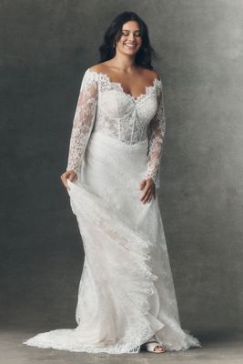 Pronovias x Anthropologie Weddings Eleny Corset Wedding Gown