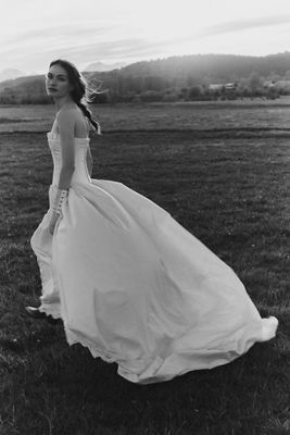Daughters of Simone Davey Silk Gown