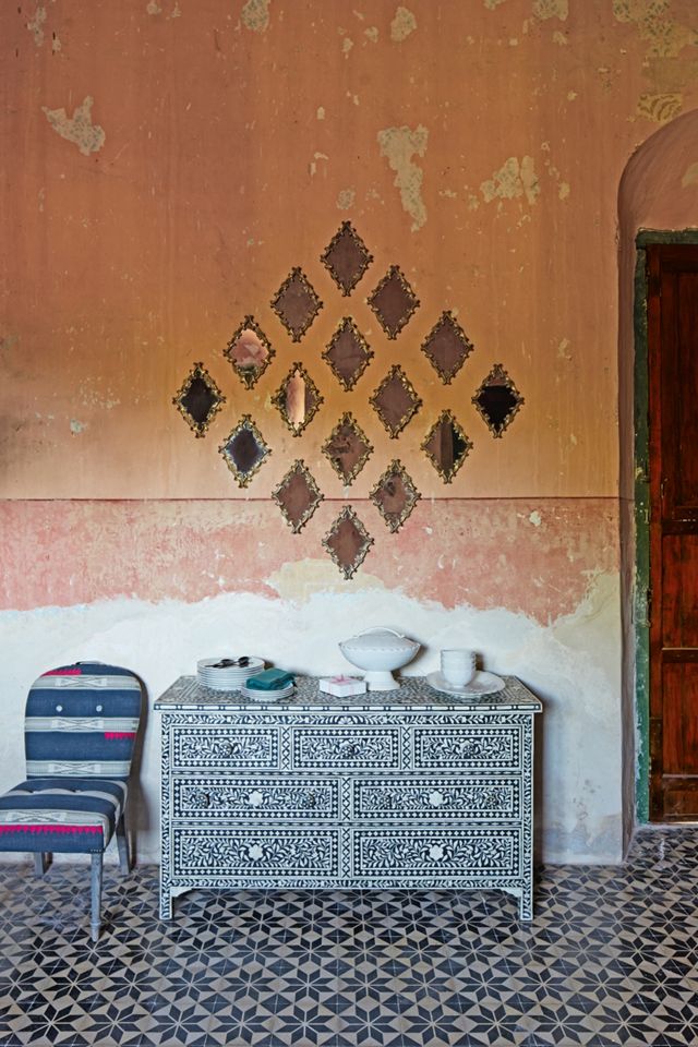 Bone Inlay Seven-Drawer Dresser #6