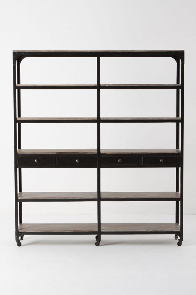 Decker Double Bookcase, Tall #1