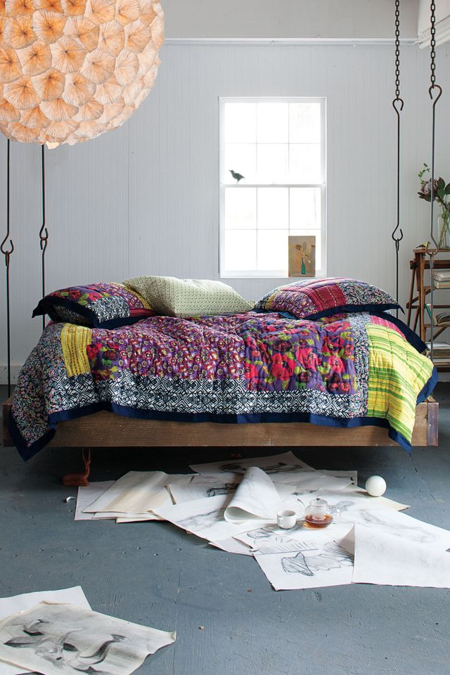 Barnwood Hanging Bed #2