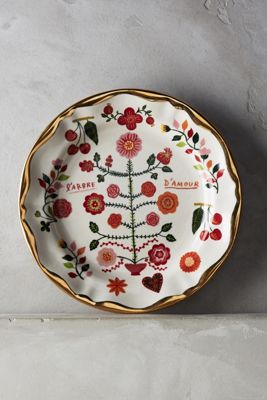 Nathalie Lete Francophile Dinner Plate