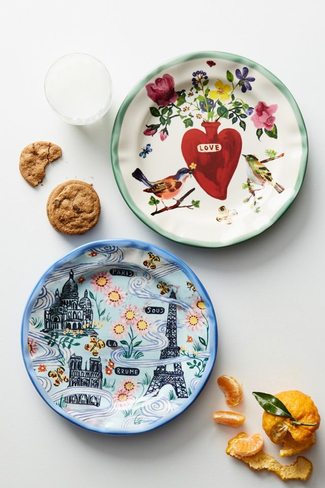 Nathalie Lete Francophile Dinner Plate #1