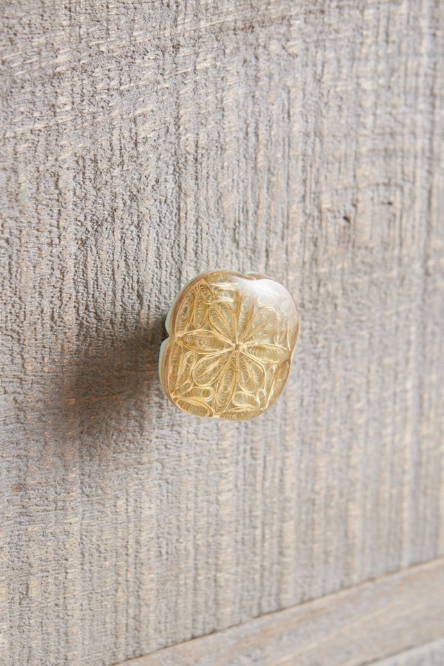 Inlaid Filigree Knob #2