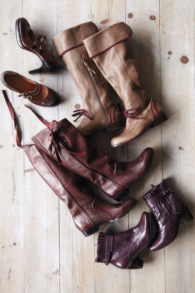 Anthropologie deals bow boots