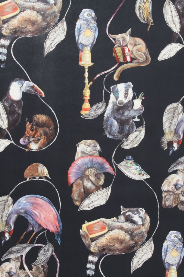 Party Animals Wallpaper | AnthroHome