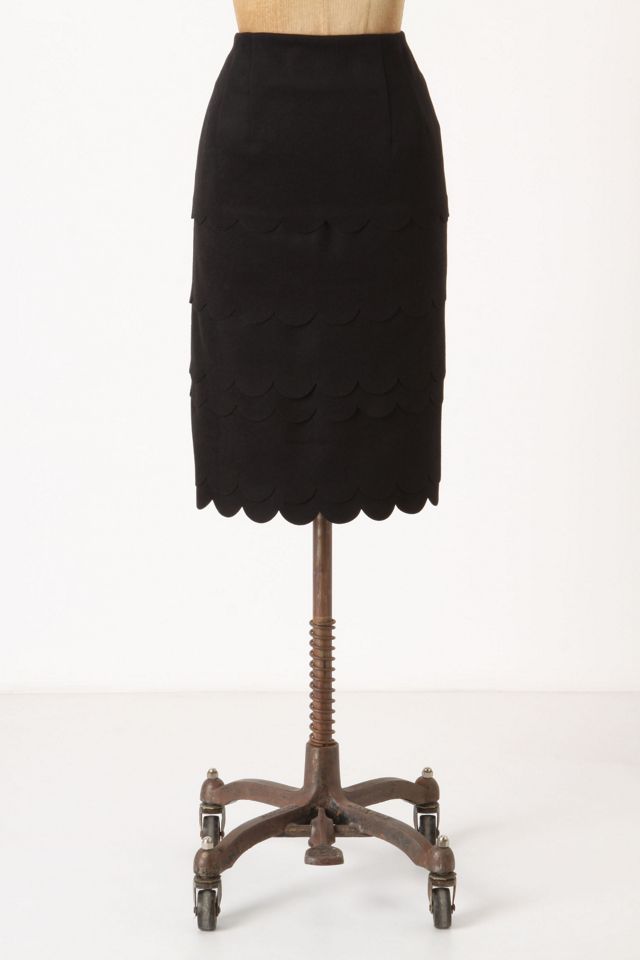 Scalloped Pencil Skirt #1