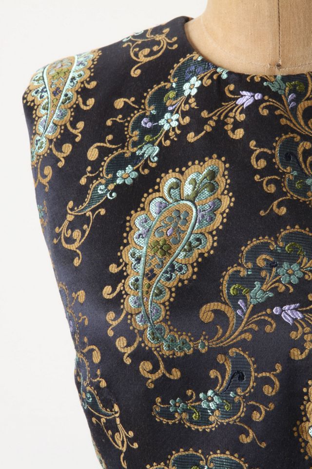 Brocade Paisley Dress #3