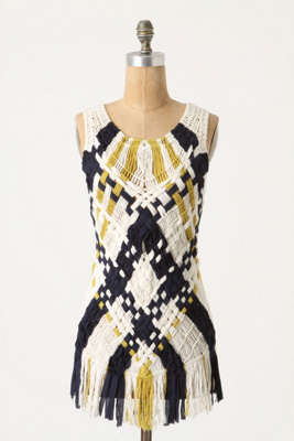 Macrame Argyle Tunic | Anthropologie