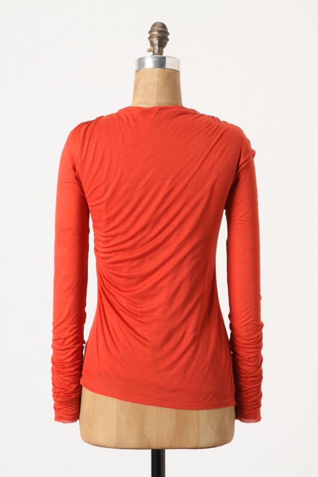 Wrapped-Ruched Tee #1
