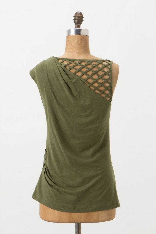 Squared Shoulder Top #1