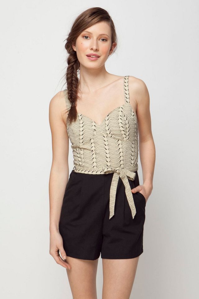 Banana Bunch Romper #1