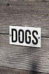 Cast Iron Dogs Sign