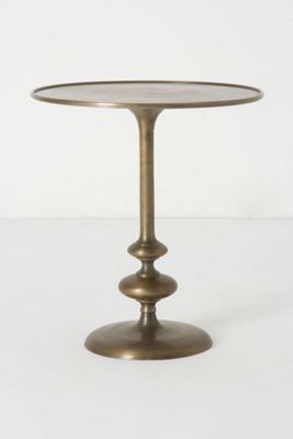 Matchstick Brass Side Table