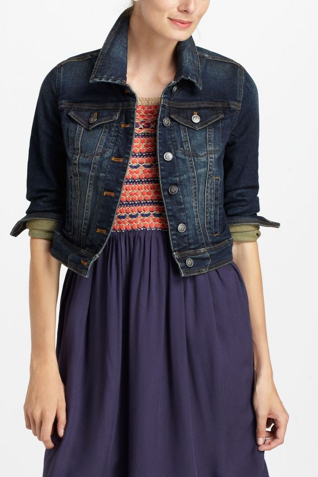 Anthropologie denim jacket best sale