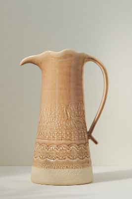 ANTHROPOLOGIE OLD HAVANA PITCHER 