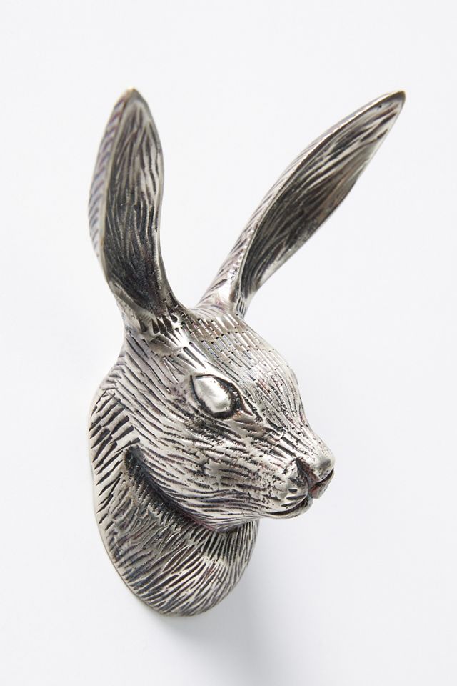 Inches Solid Brass Bunny Rabbit Animal Wall Hook