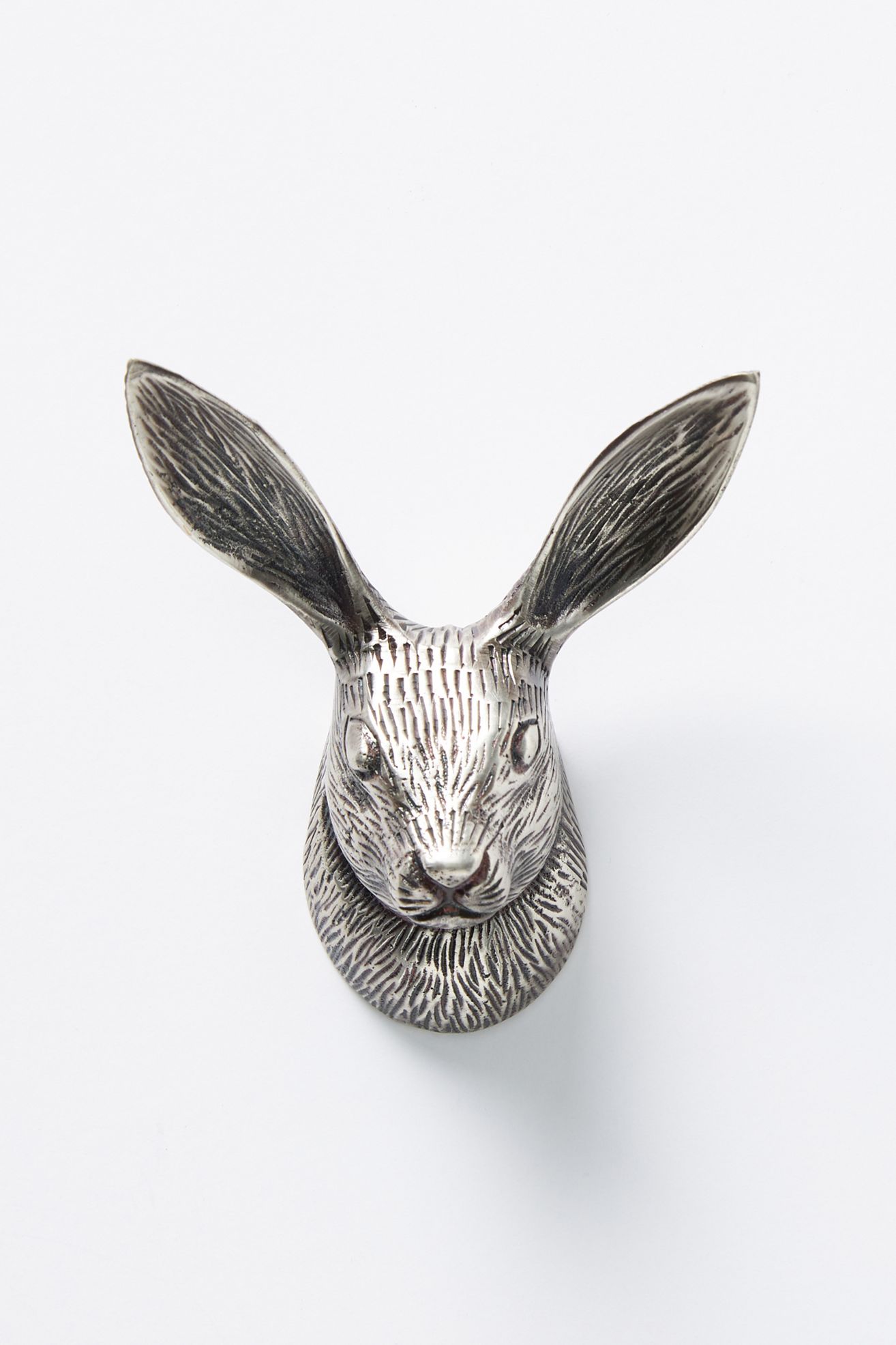 Through The Woods Rabbit Hook - Antique Silver, One Size