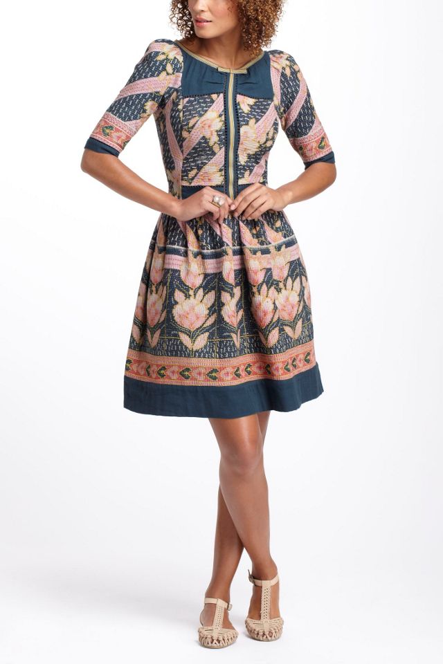 Vanga Vintage Kantha Dress #1