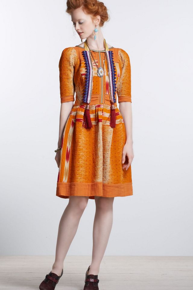 Vanga Vintage Kantha Dress #3