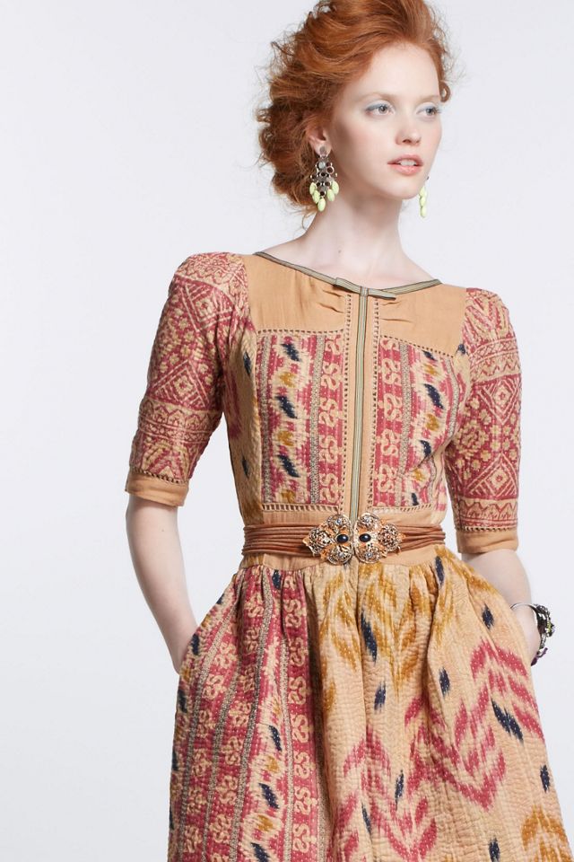 Vanga Vintage Kantha Dress #4