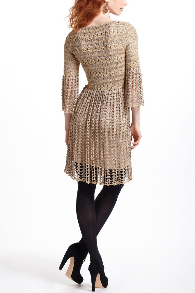 Shimmered Crochet Dress #2