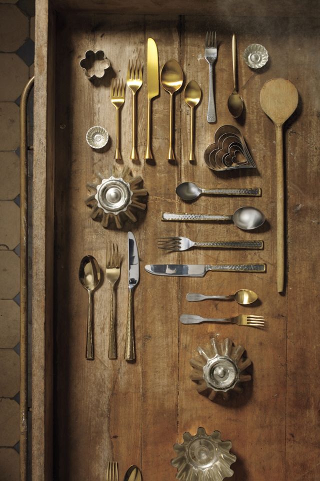 Gold-Tipped Flatware #1