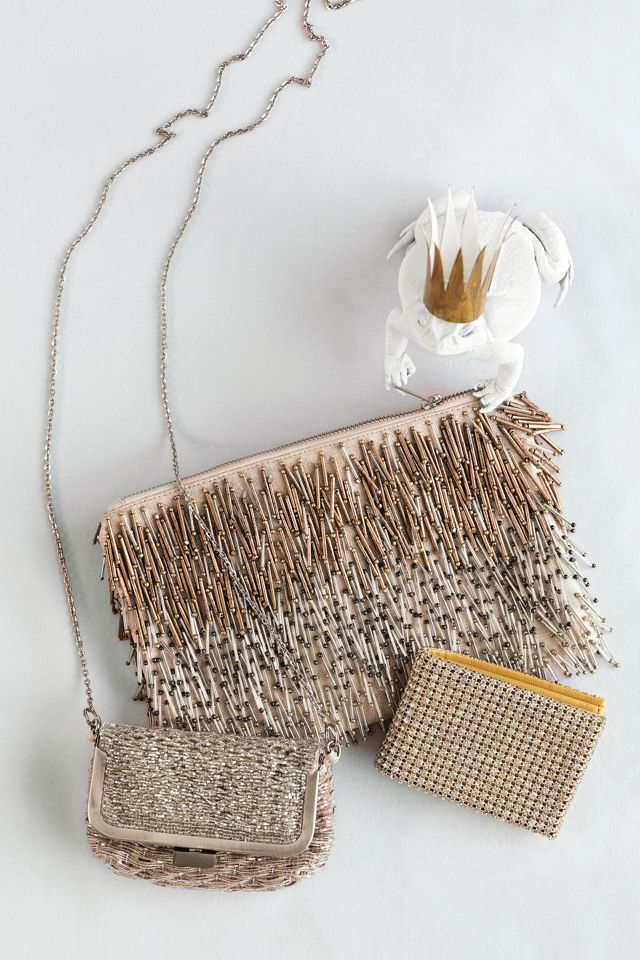 Giltwork Pin-Fringe Clutch #5