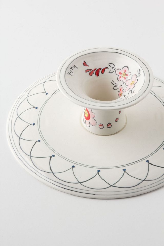 Peony Portrait Cake Stand #4
