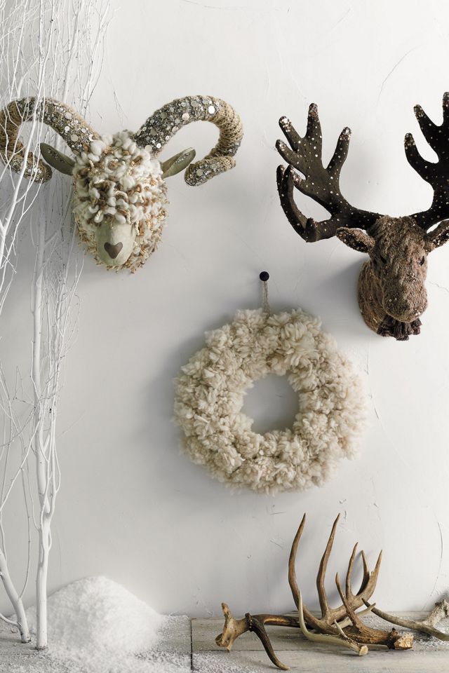 Tufted Wool Wreath #1