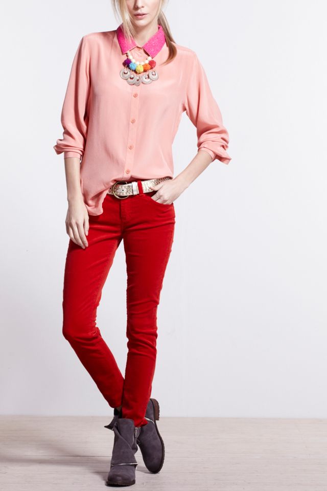 Beaded Collar Blouse #4